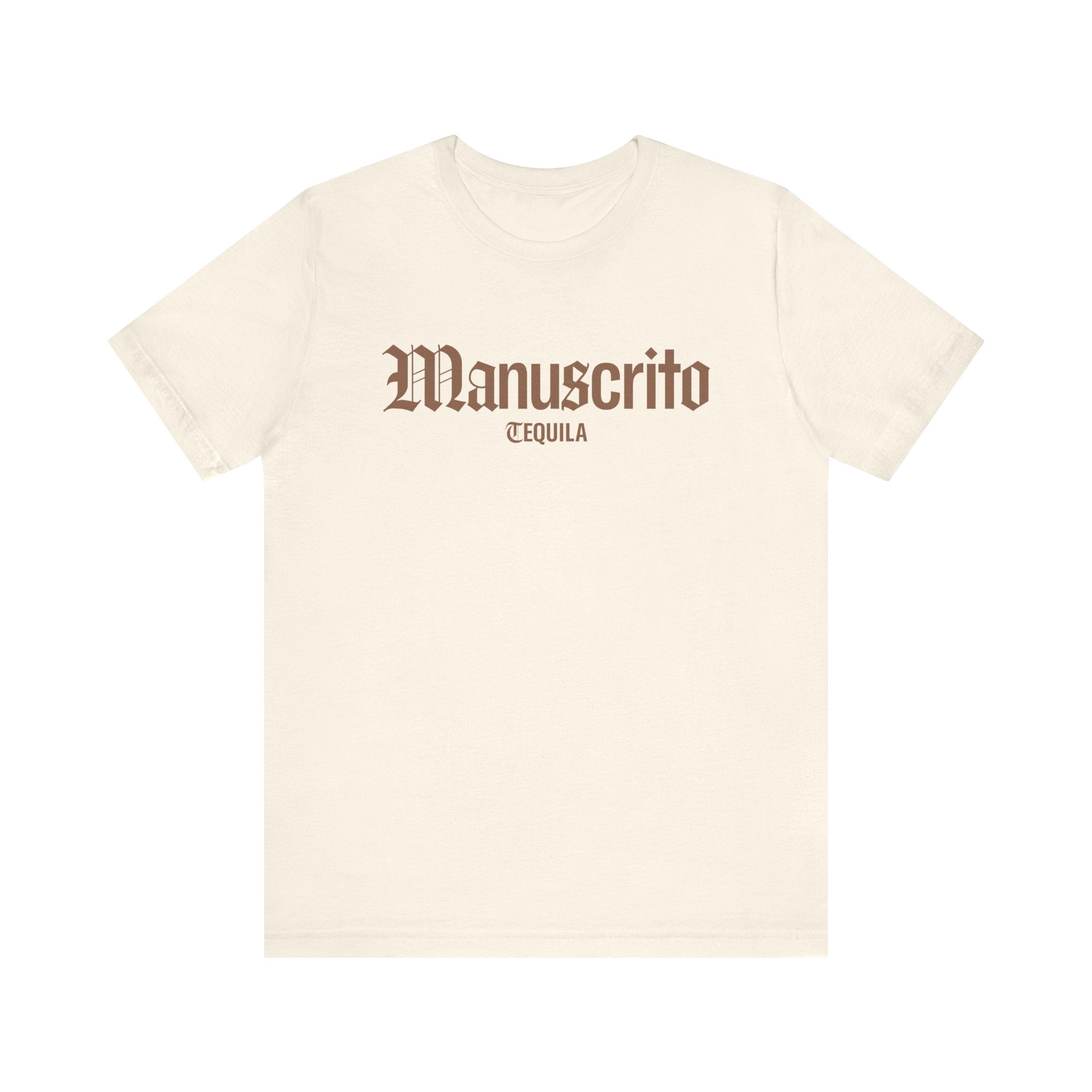 Manuscrito Tequila Script Tee — Vintage Logo Graphic T-Shirt